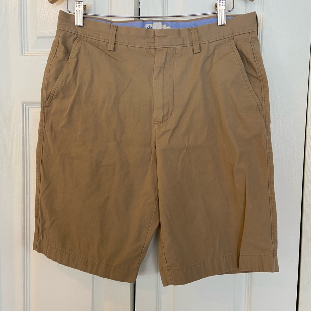 J. Crew Men's Brown Flat Front Shorts